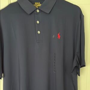 Polo by Ralph Lauren Blue and Red Polos Classic Design